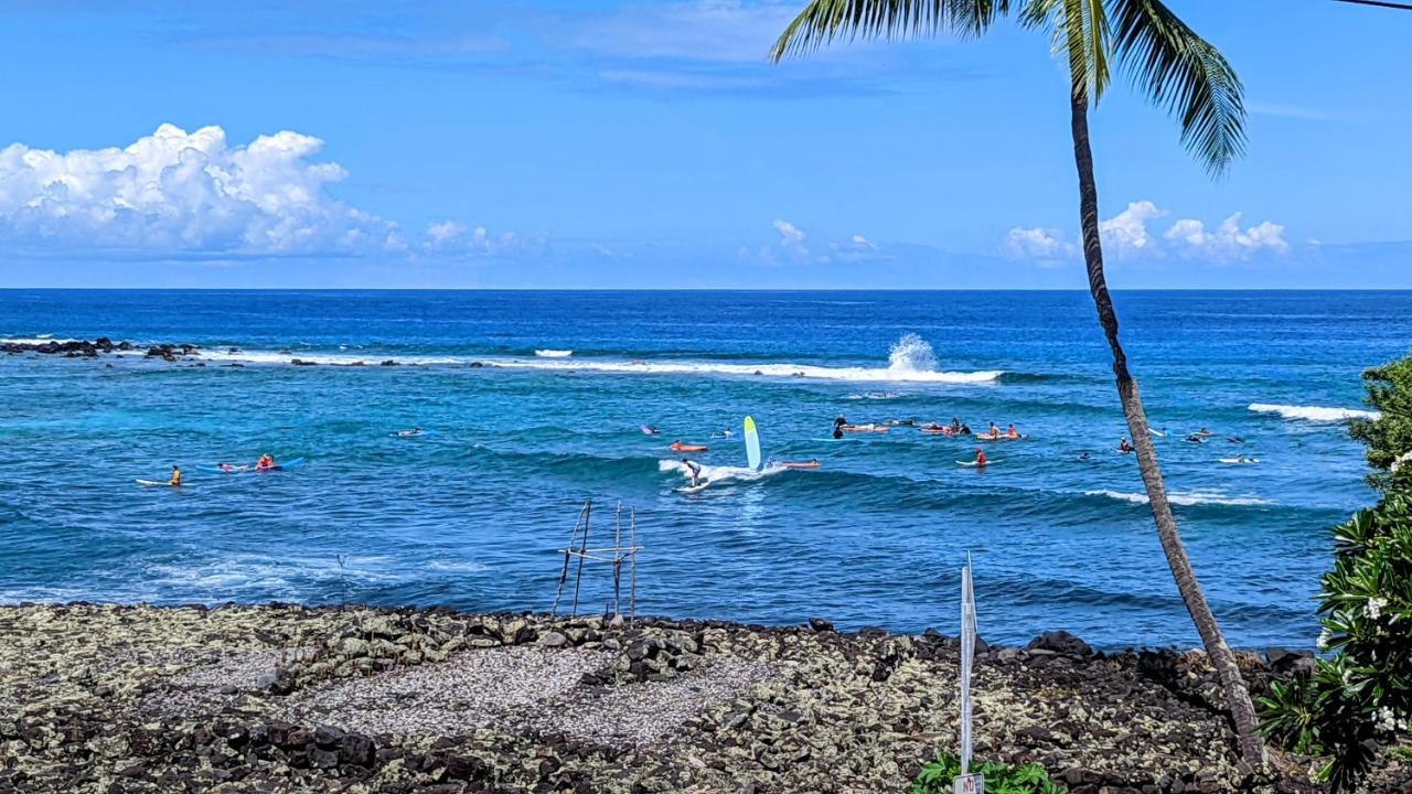 Seaspray Oceanview Appartement Kailua-Kona Buitenkant foto