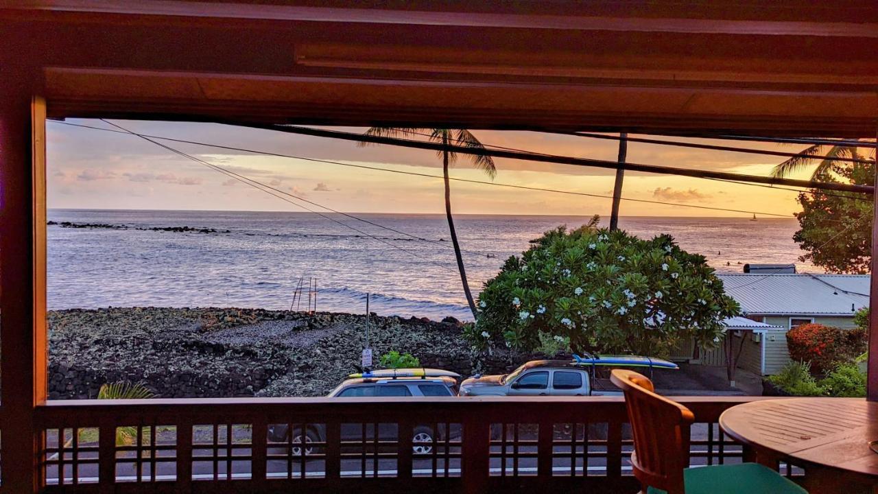 Seaspray Oceanview Appartement Kailua-Kona Buitenkant foto