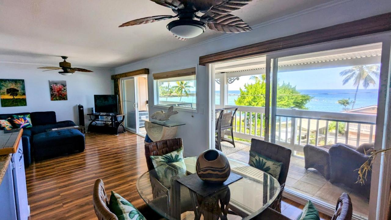Seaspray Oceanview Appartement Kailua-Kona Buitenkant foto