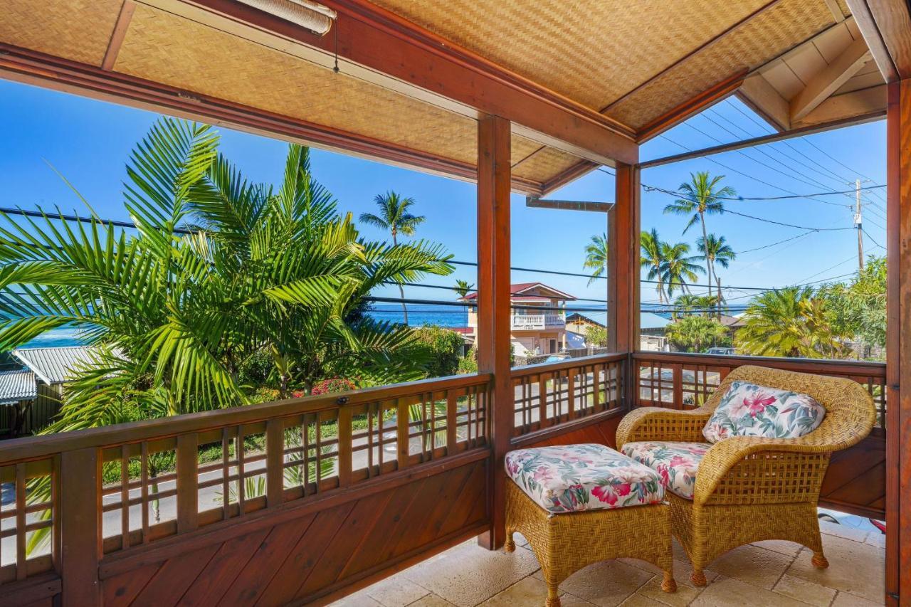 Seaspray Oceanview Appartement Kailua-Kona Buitenkant foto