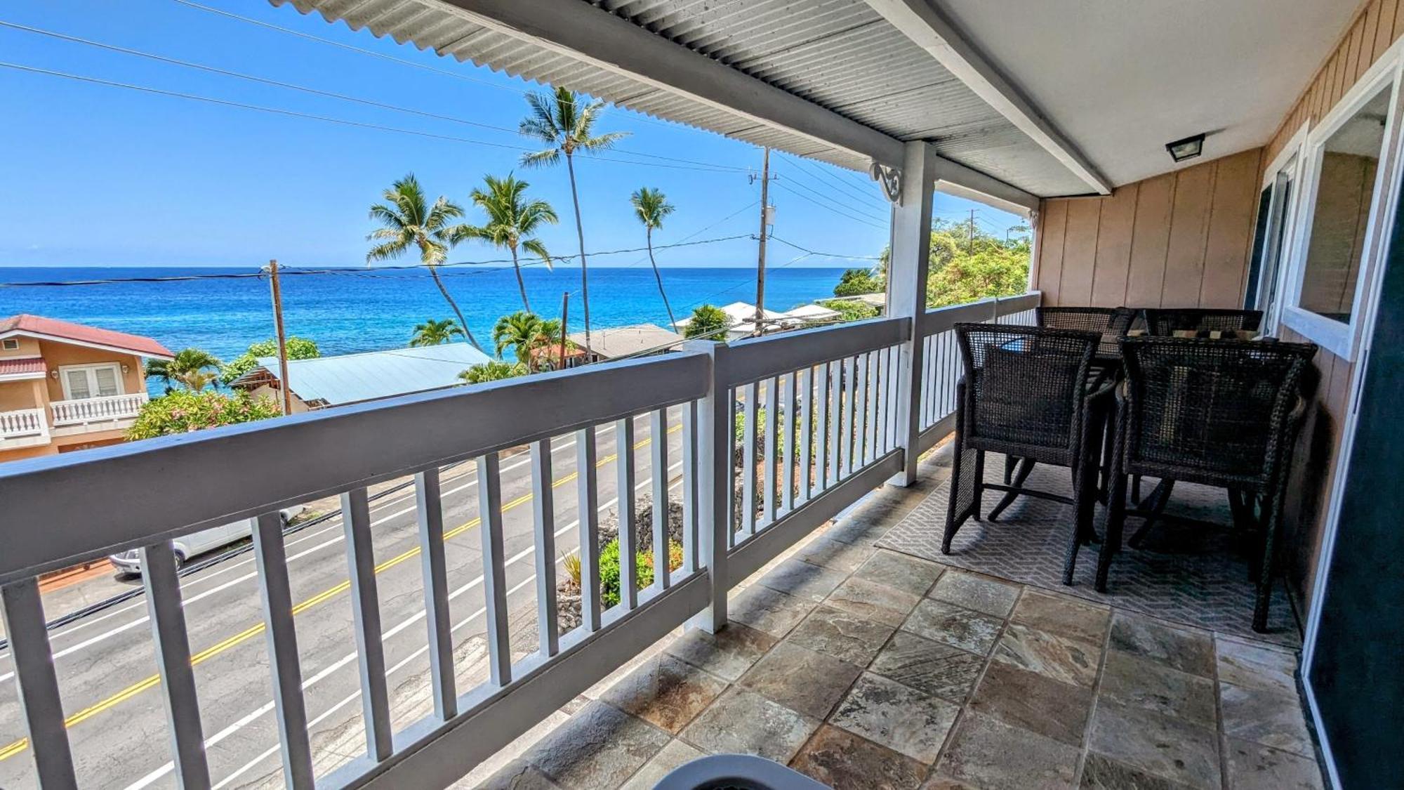 Seaspray Oceanview Appartement Kailua-Kona Buitenkant foto