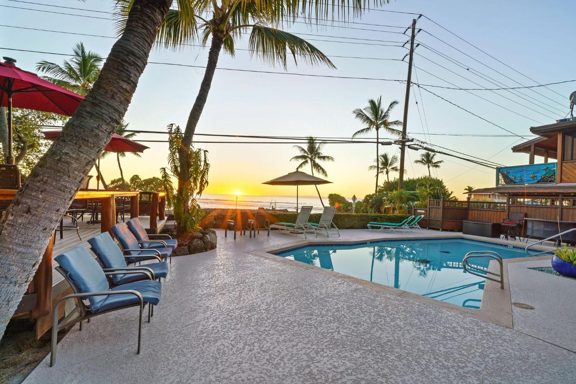 Seaspray Oceanview Appartement Kailua-Kona Buitenkant foto