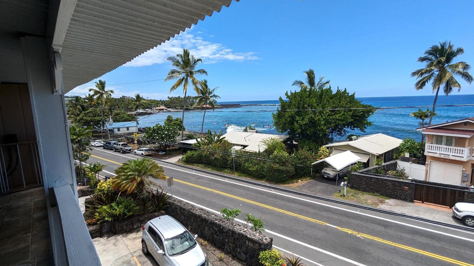 Seaspray Oceanview Appartement Kailua-Kona Buitenkant foto
