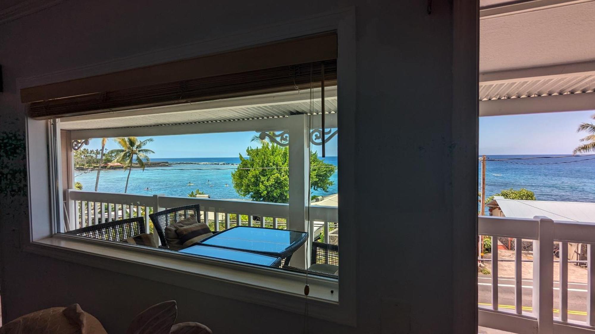 Seaspray Oceanview Appartement Kailua-Kona Buitenkant foto